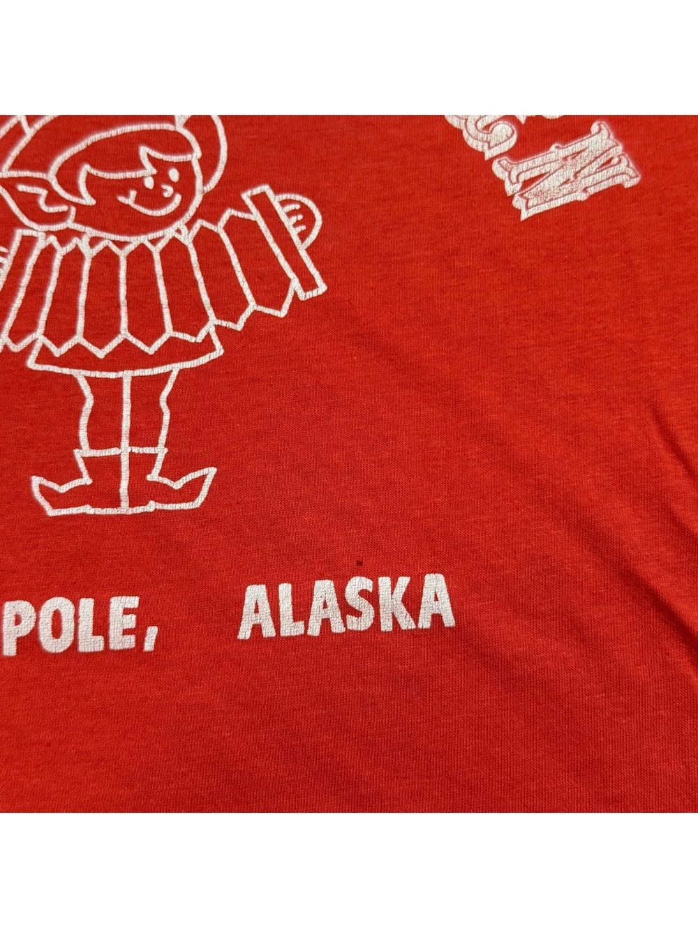 Vintage 80s Elfs Den North Pole Alaska T Shirt L Single Stitch Souvenir